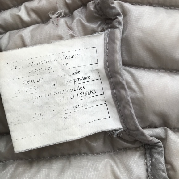 Patagonia Nano Down Filled Puff Jacket Taupe Gray Womens Medium - Picture 4 of 13